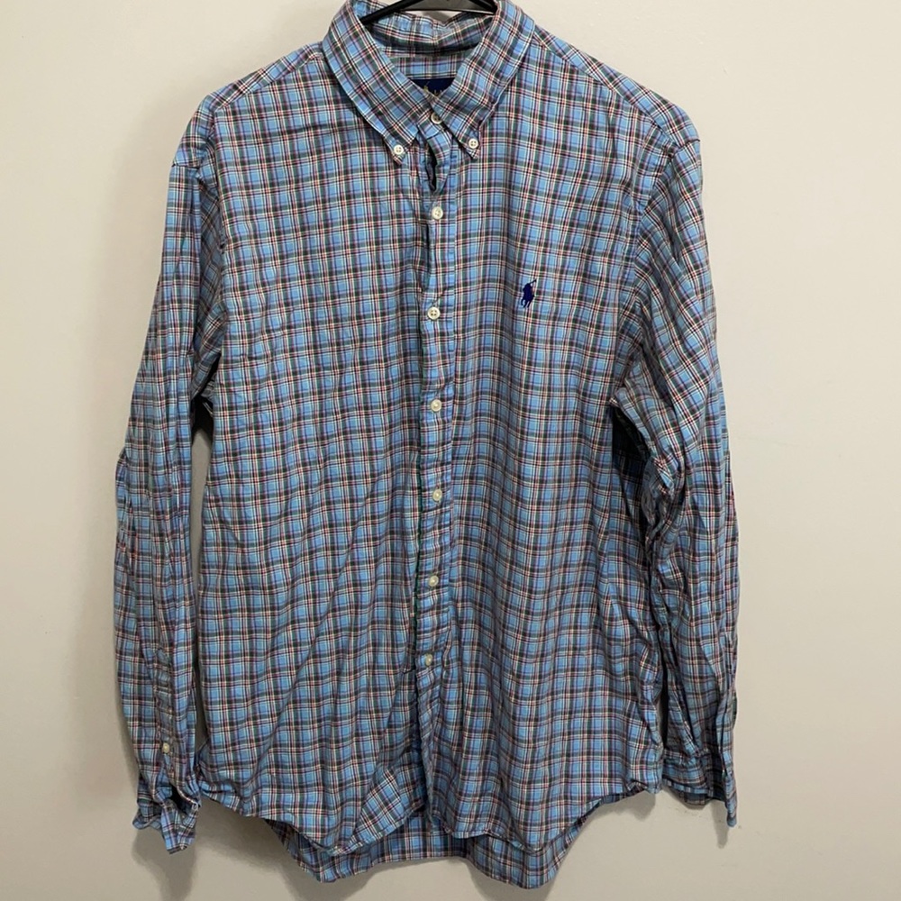 Polo by Ralph Lauren button down!! Size Large and GREAT condition!!✨✨